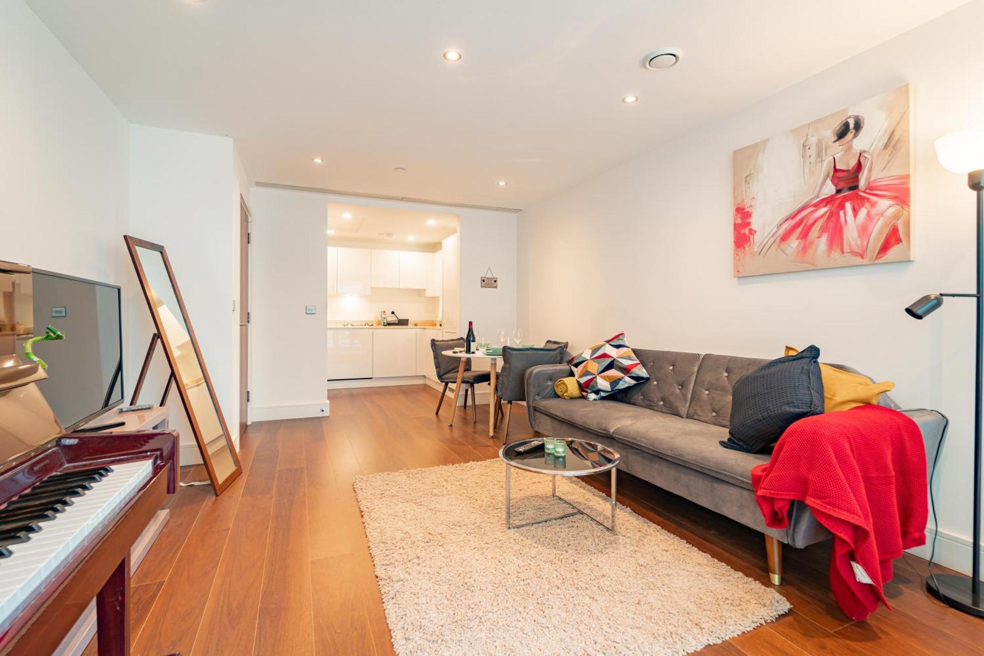 Stylish And Comfortable Canary Wharf Apartment Perfect For Long Stays Londyn Zewnętrze zdjęcie